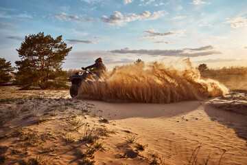 Cross-country quad bike race, extreme sports © 6okean