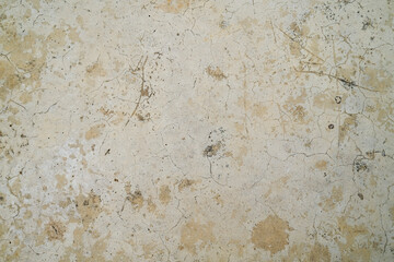 Aged and cracked concrete slab
