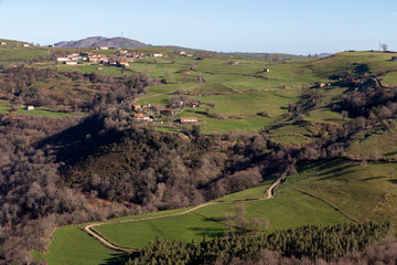 Fototapeta premium Valle de Soba Cantabria