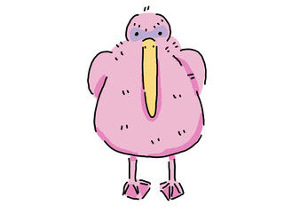 モモイロペリカン