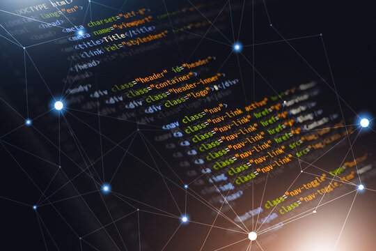 html front-end developing for website