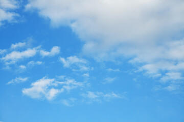 Blue sky with clouds. Sky background