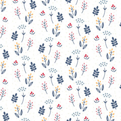 キュートな花柄パターン