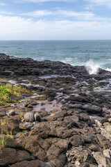 Littoral volcanique à Tahiti, Polynésie française