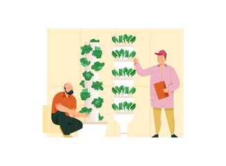 Choosing Leaves Agriculture Composition