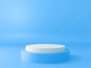 Abstract podium for producrt display. background product stand presentation 3d rendering. Premium Photo