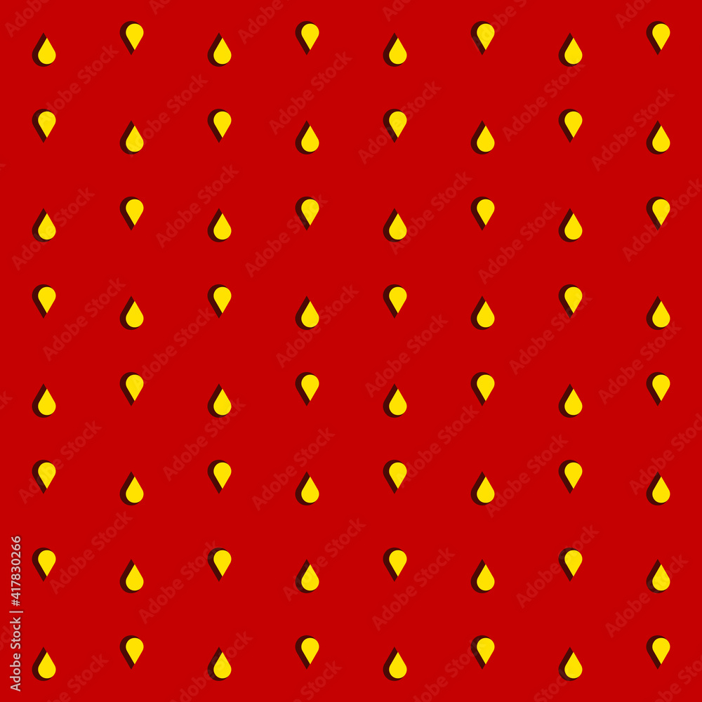 Poster Strawberry Red Pattern. Vector Strawberry Pattern.