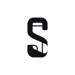 letter S logo, icon and illustration