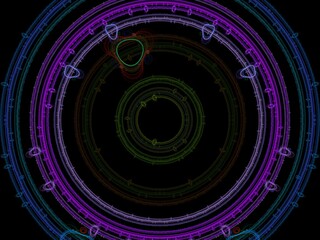 Imaginatory fractal background Image