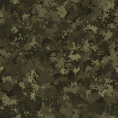 Fototapeta na wymiar Digital camouflage seamless pattern military geometric camo background