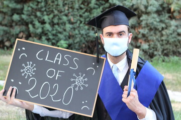 Stressing graduation ceremony during pandemic