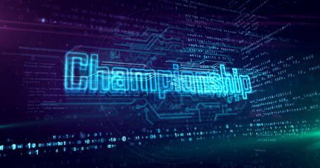 Championship sport game abstract concept 3d illustration © Skórzewiak