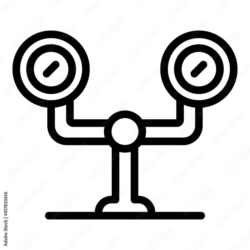 Poster tram lights icon. outline tram lights vector icon for web design isolated on white background