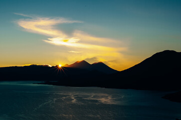 view of San Juan La Laguna on Lake Atitlan