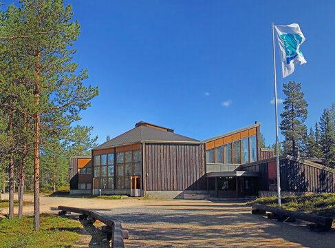 Tankavaara, Finland - Urho Kekkonen National Park Information Centre. It Is One Of The Major National Park In Lapland.