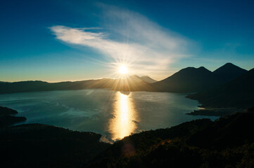view of San Juan La Laguna on Lake Atitlan