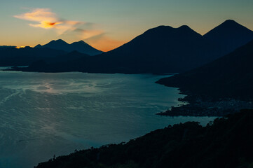 view of San Juan La Laguna on Lake Atitlan
