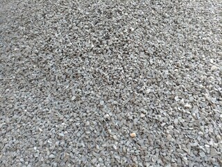 Gravel stone is both a building material and gardening.