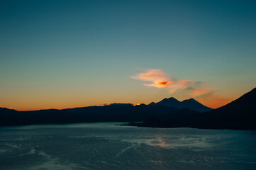 view of San Juan La Laguna on Lake Atitlan