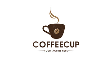 Coffee Cup Vintage Logo Template