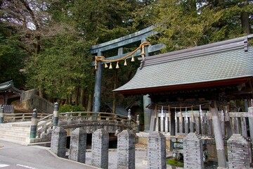 鳥居と神橋
