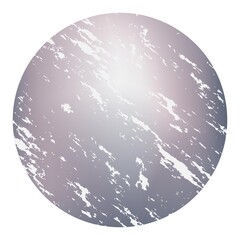 Round background in blue color with stone texture and dots with white,  stock vector illustration for design and decor, banner