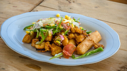 chicken with vegetables