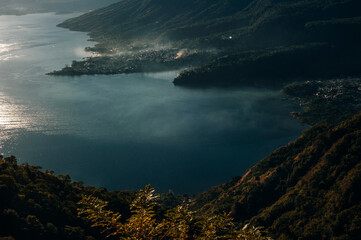 view of San Juan La Laguna on Lake Atitlan