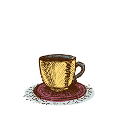 Cup Doodle Illustration