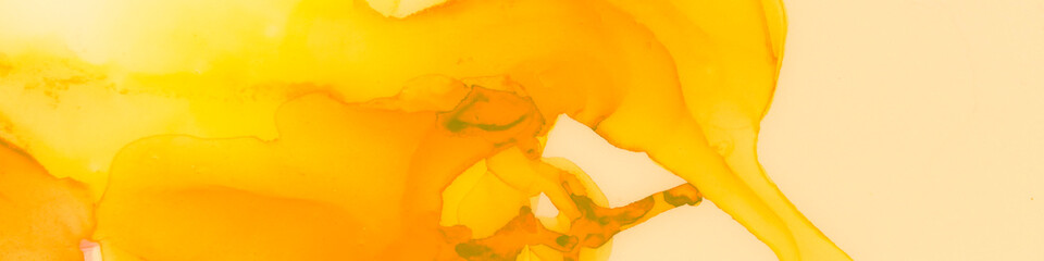 Closeup Drawing.  Watercolour Orange Composition.