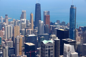 Chicago cityscape stock photo. Chicago city, United States.