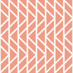 Vector seamless geometric pattern. Abstract retro background design. Simple monochrome repeating elements.