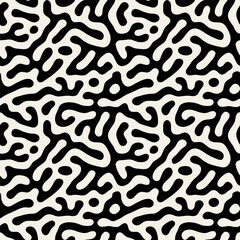 Vector seamless pattern. Modern stylish texture with smooth natural maze. Repeating abstract tileable background. Compound organic shapes. Trendy surface design.