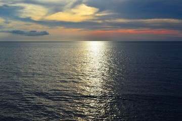 Fototapeta premium Sunset At The Beach, Kota Kinabalu, Borneo,Sabah, Malaysia