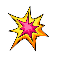 Illustration of explosion.