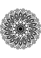 Mandala, flower, Sunflower, Graphic, Summer,  decor