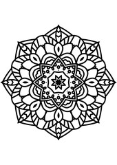 Mandala, flower, Sunflower, Graphic, Summer,  decor