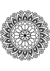 Mandala, flower, Sunflower, Graphic, Summer,  decor