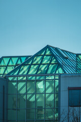 Dach eines Industriegebäudes