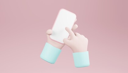 3D hand-holding, smartphone