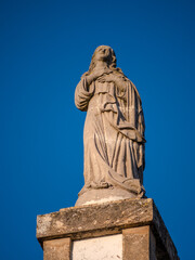 Fototapeta premium mother mary at Galileo Village Church, Mallorca, spain