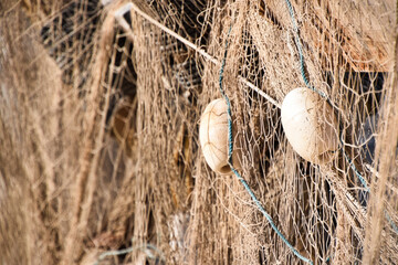 Fischernetz in old Al Seef area in Dubia, United Arab Emirates