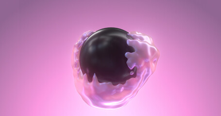 Neon pink purple abstract background