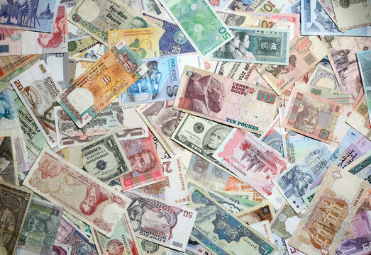 Exotic Banknotes Texture © Vladimir Wrangel