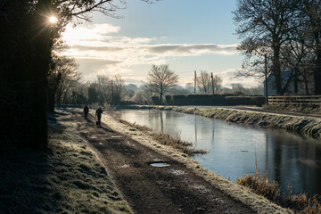 Beautiful Sunrise at Irish Canal