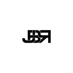 jbr letter original monogram logo design