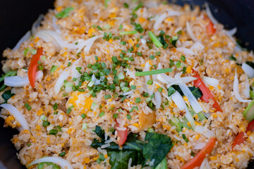 fried rice with vegetables