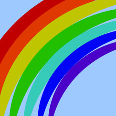 vector funny colorful rainbow background wallpaper