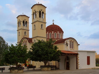 Church in Georgioupolis on Crete in Greece, Europe
