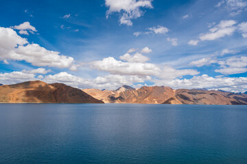 lake and mountains